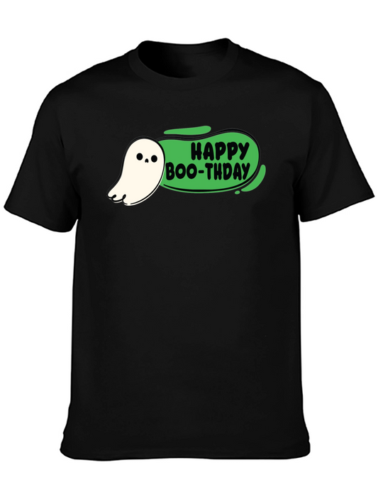 Happy Boo-thday Black T-Shirt
