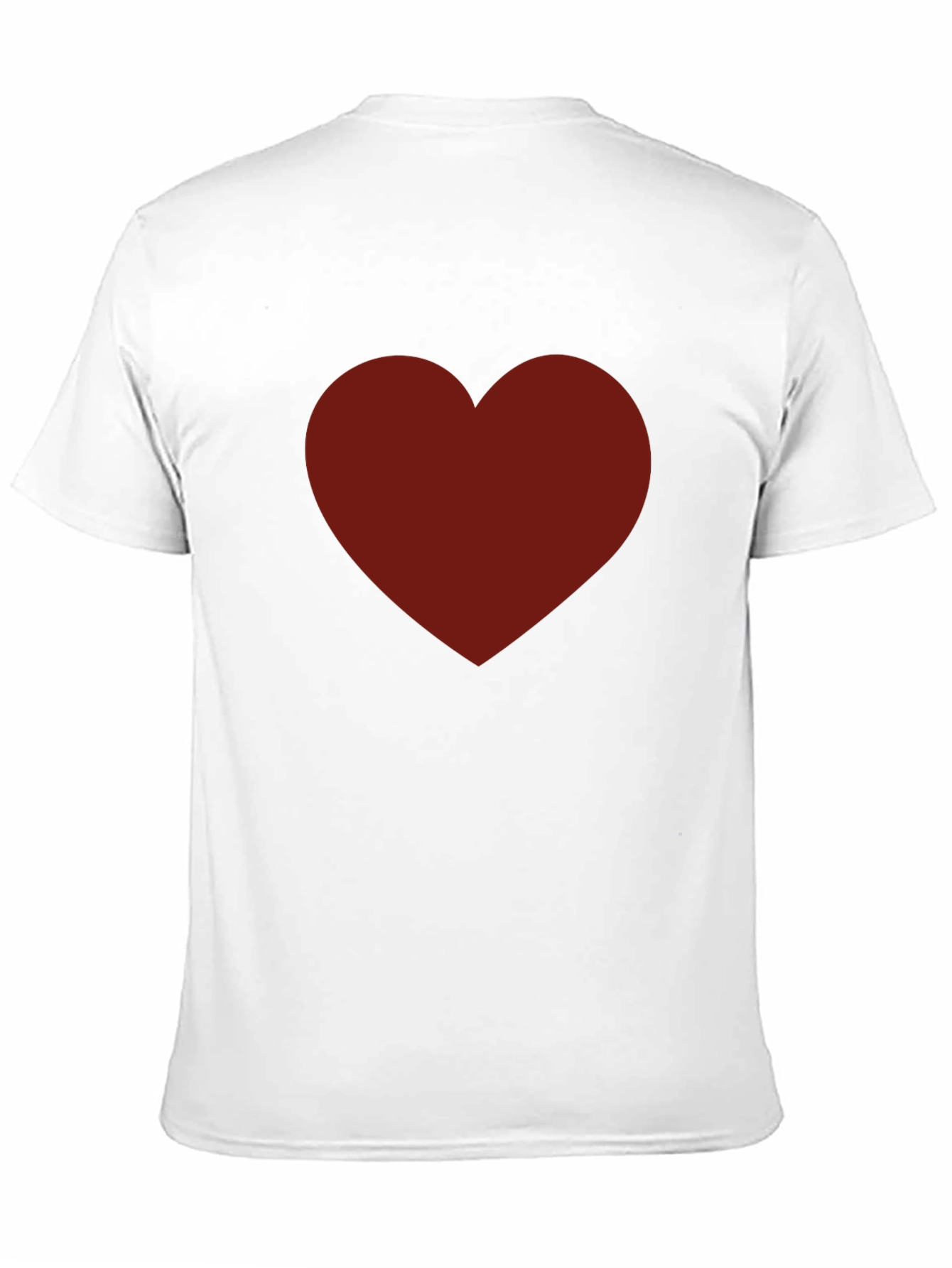 Bold Heart Graphic Black T-Shirt for Men