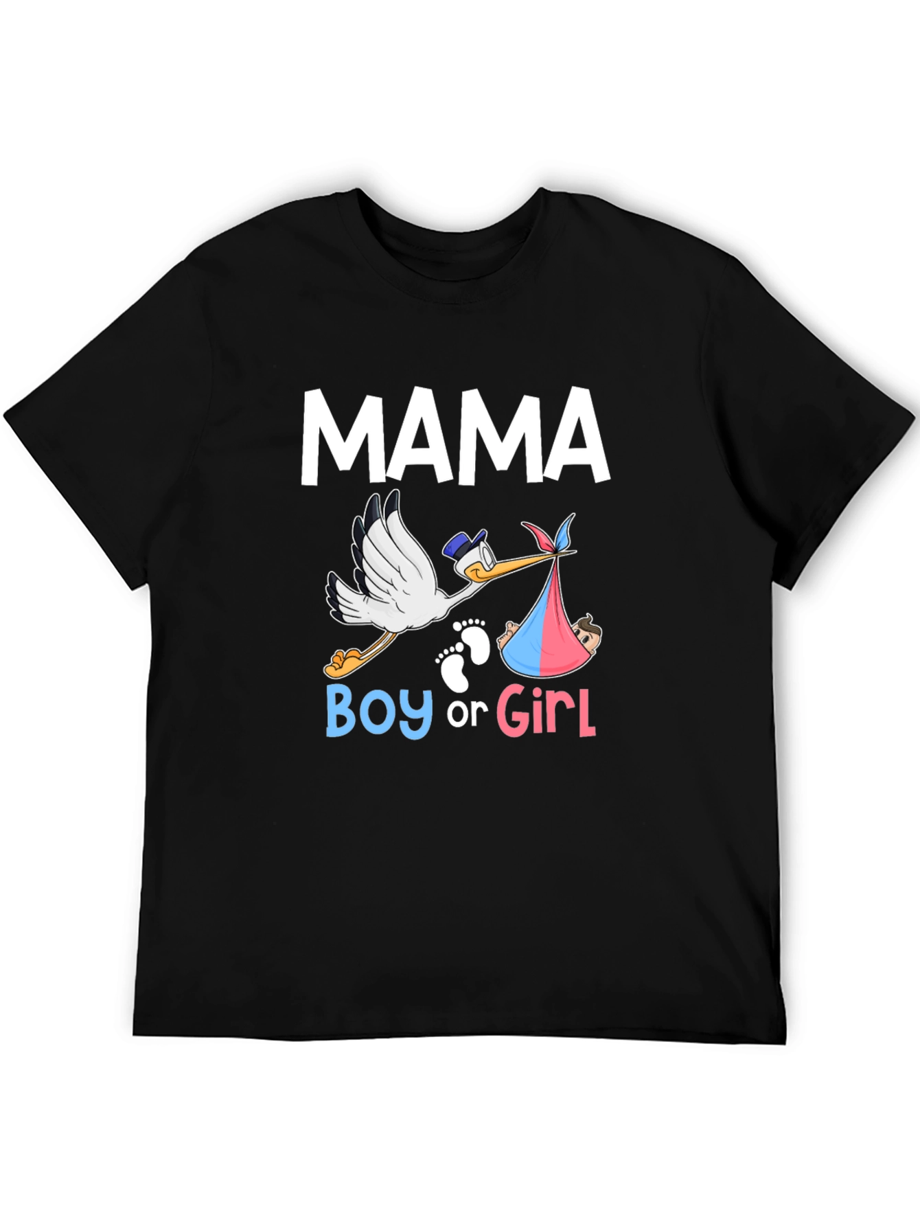 Mama Boy or Girl Gender Reveal T-Shirt