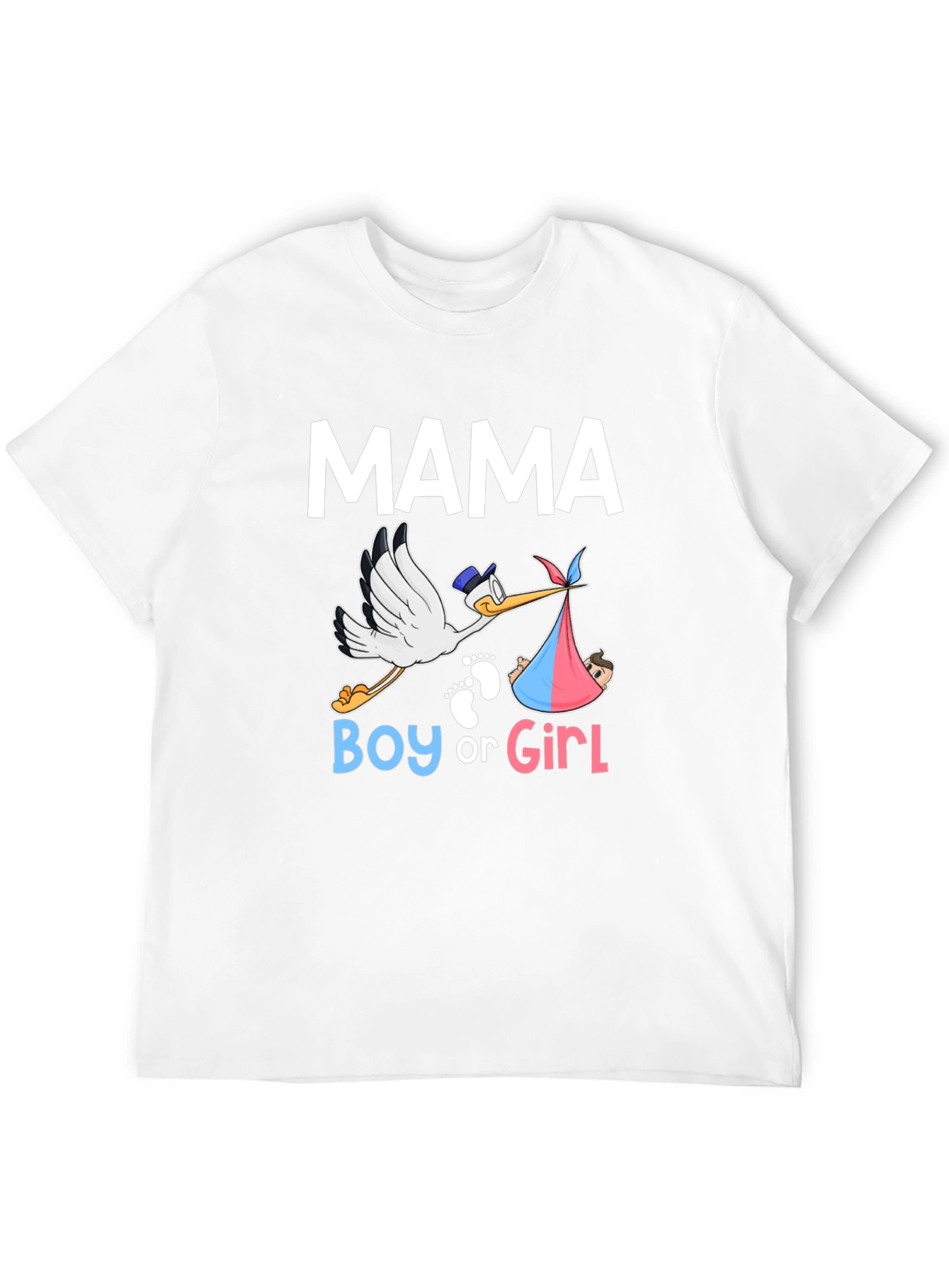 Mama Boy or Girl Gender Reveal T-Shirt