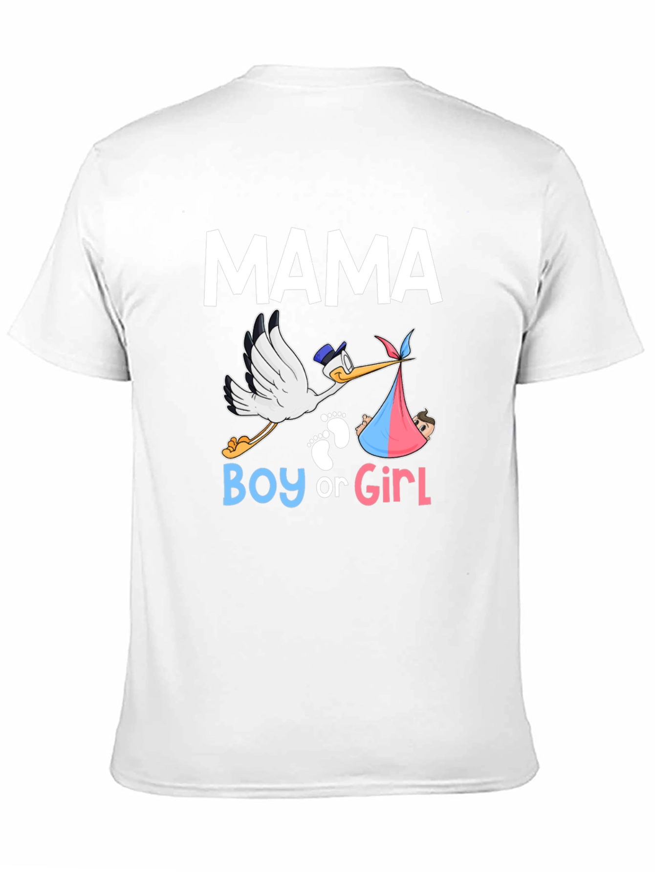 Mama Boy or Girl Gender Reveal T-Shirt