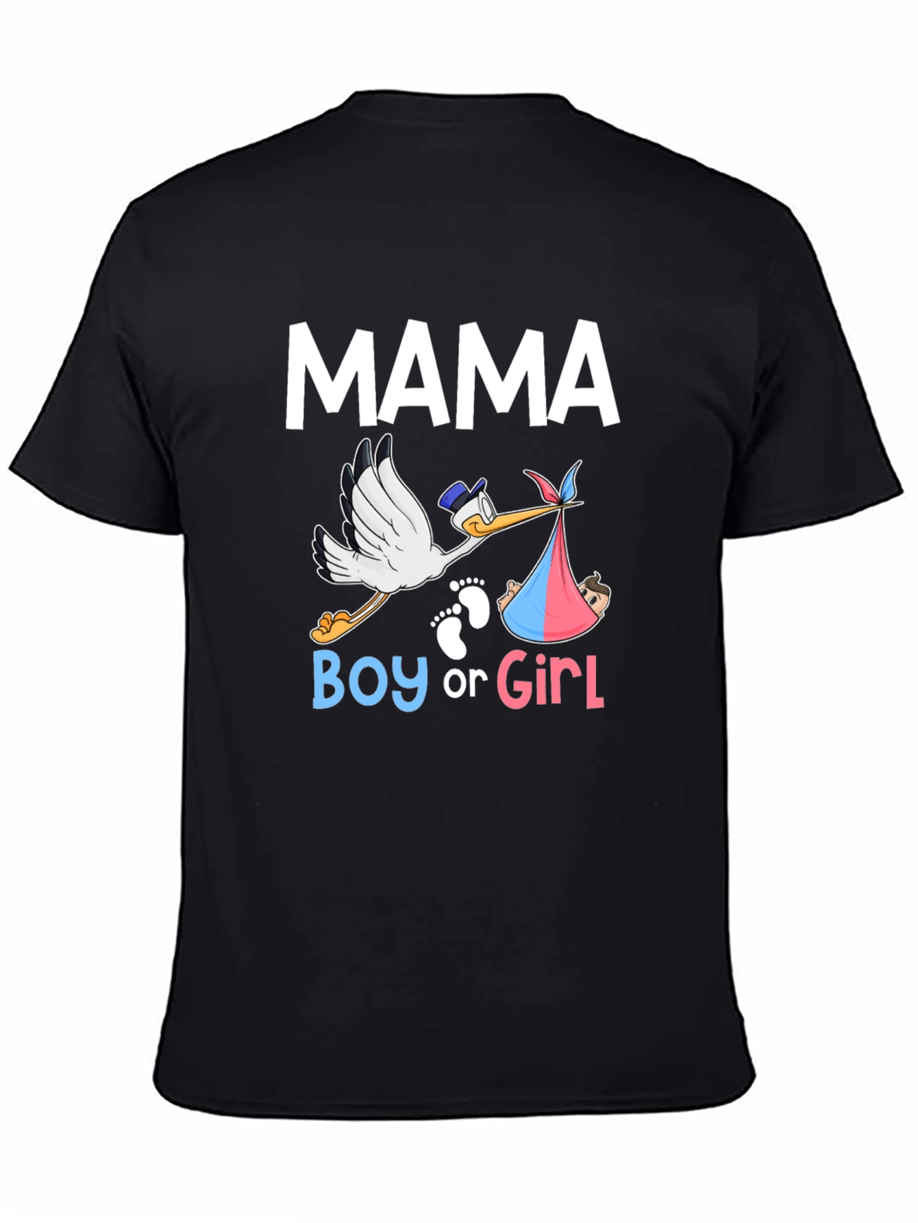 Mama Boy or Girl Gender Reveal T-Shirt