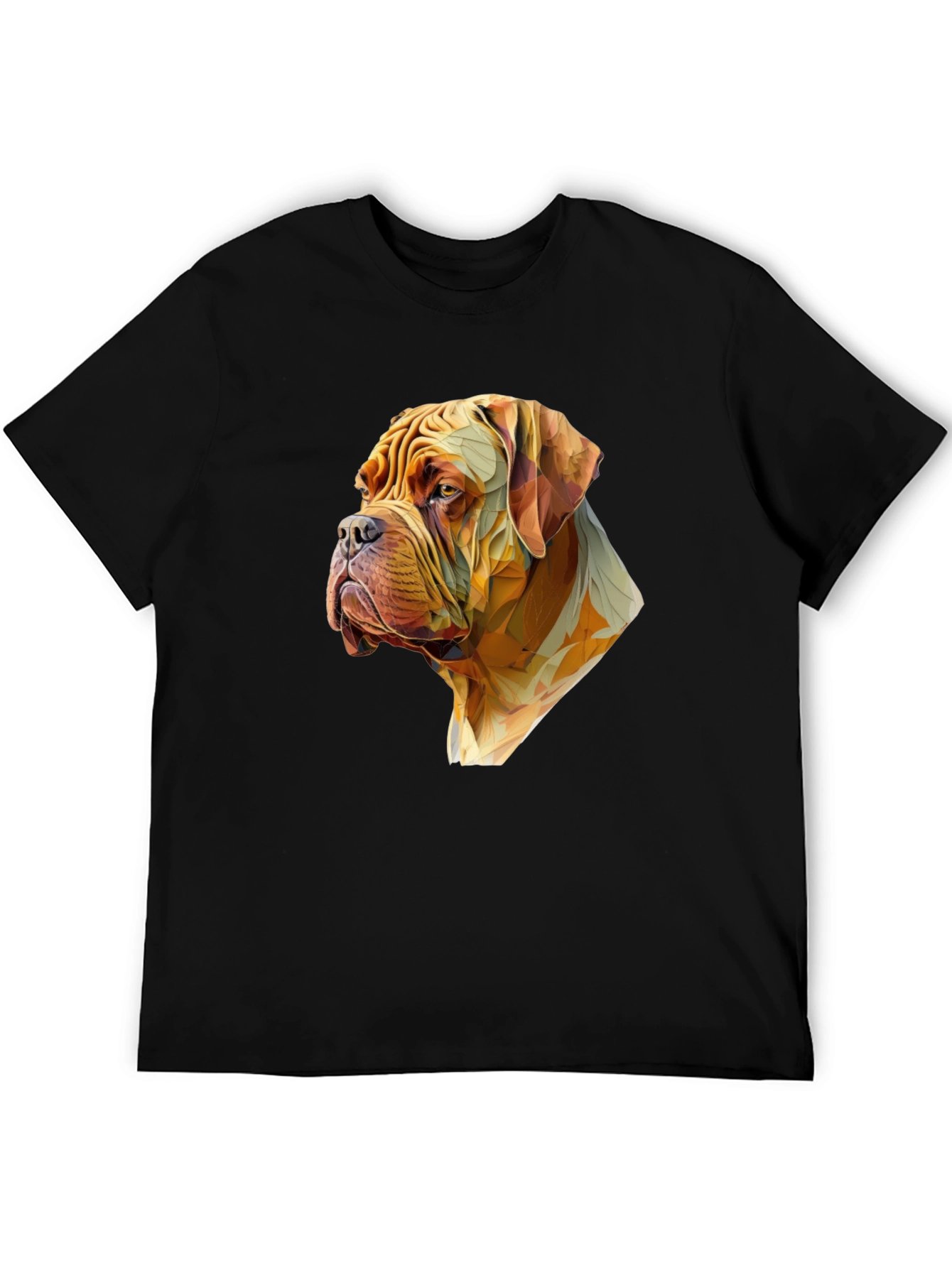 Dog Portrait Black Graphic Tee