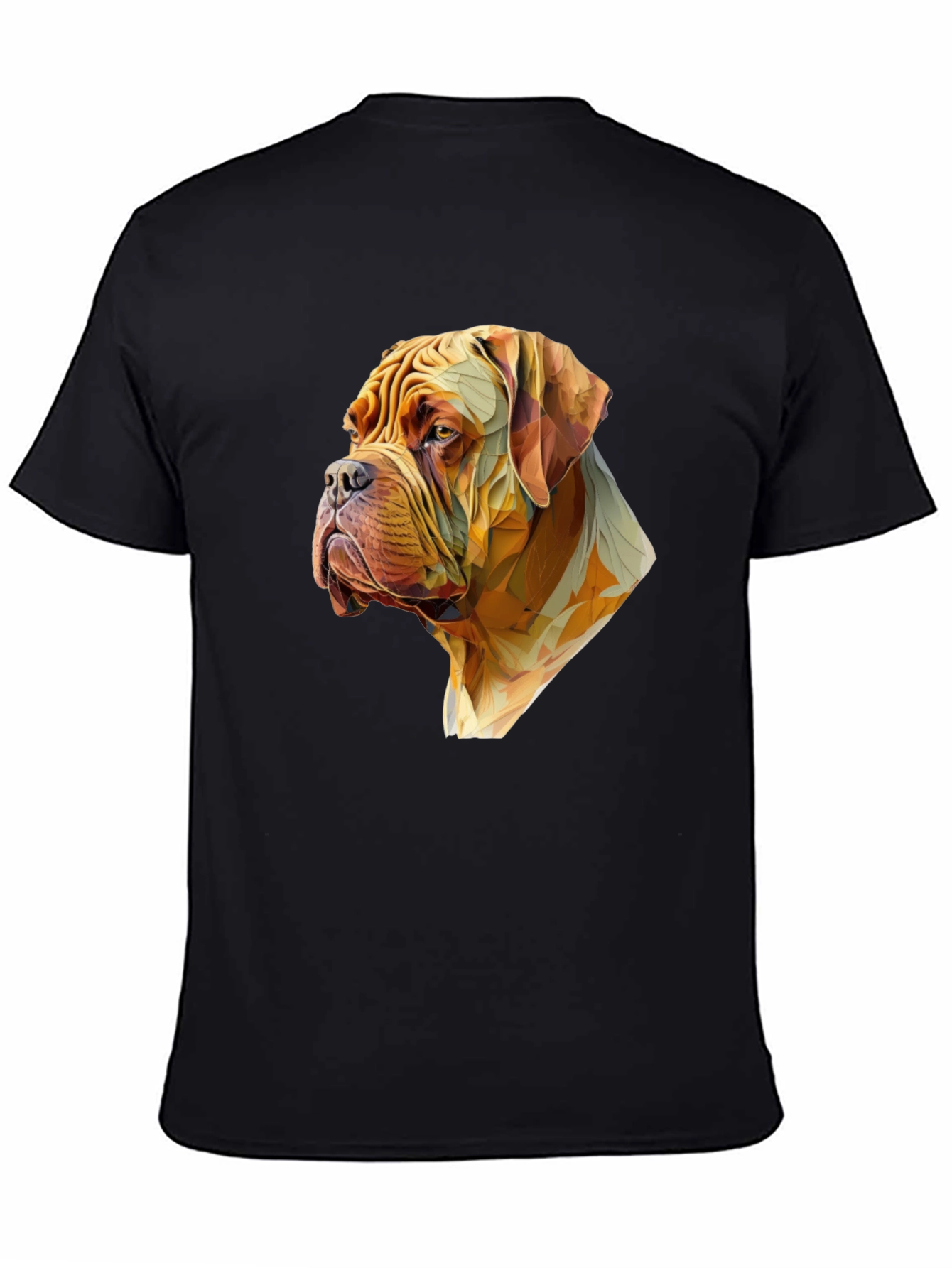Dog Portrait Black Graphic Tee