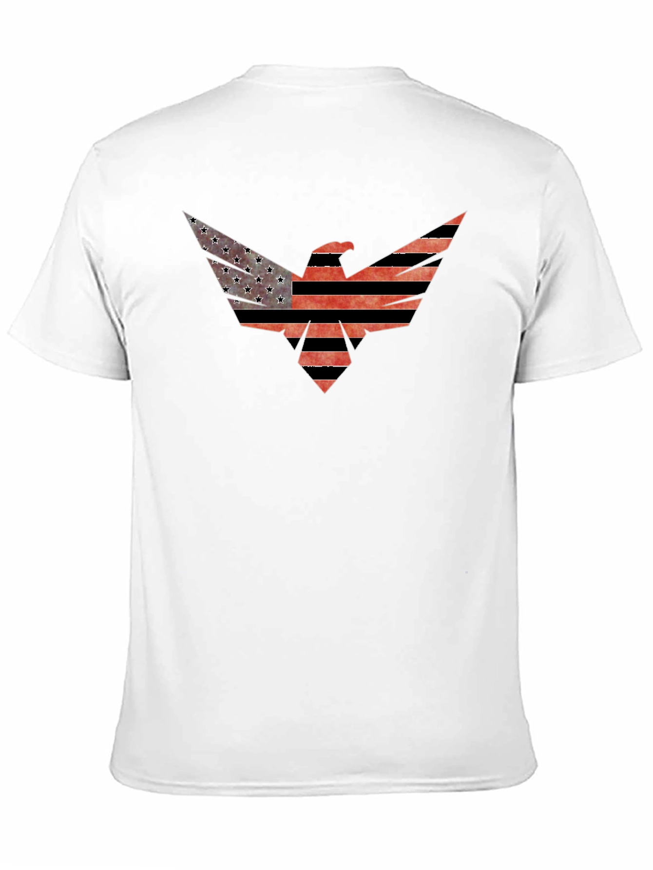 American Flag Eagle Graphic Tee - Patriotic Style
