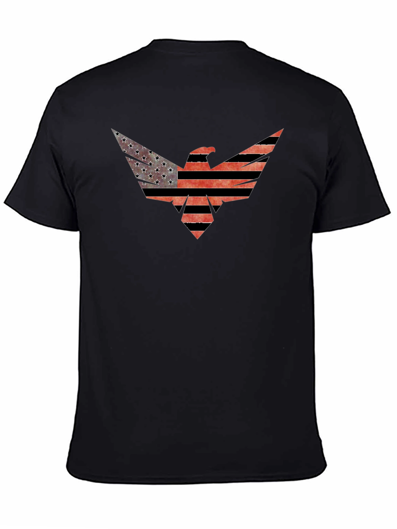 American Flag Eagle Graphic Tee - Patriotic Style