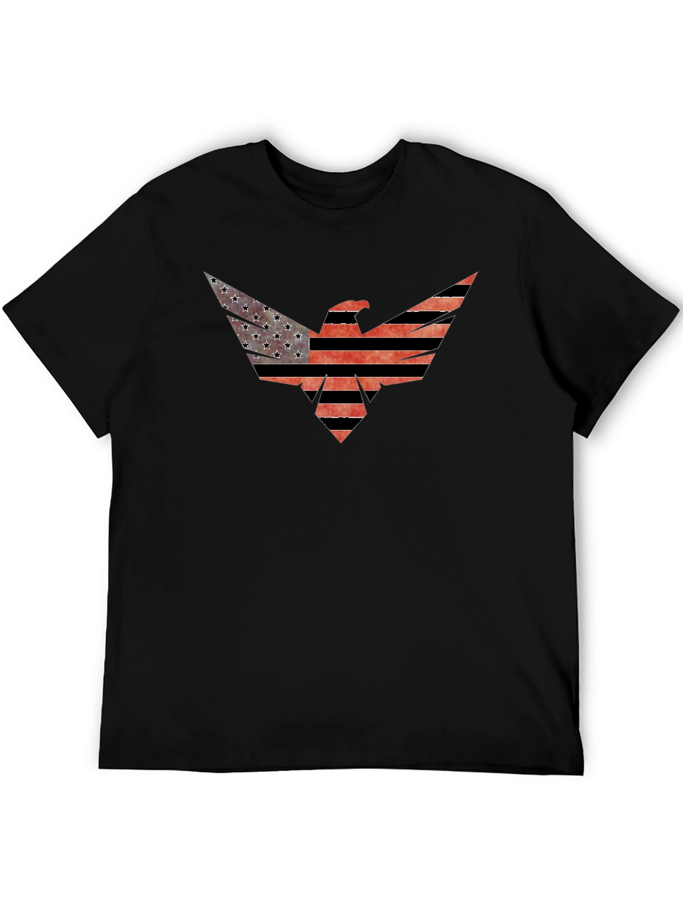 American Flag Eagle Graphic Tee - Patriotic Style