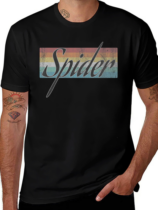 Vintage Spider Graphic T-Shirt - Retro Style Tee