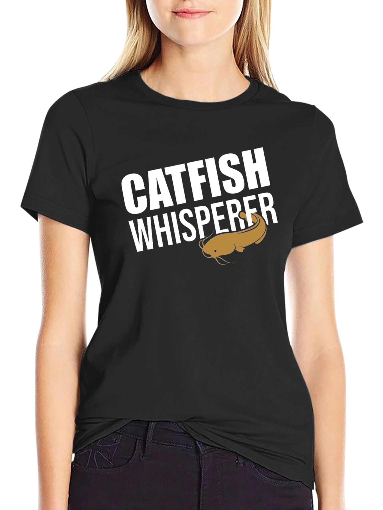 Catfish Whisperer Graphic T-Shirt - Fishing Humor