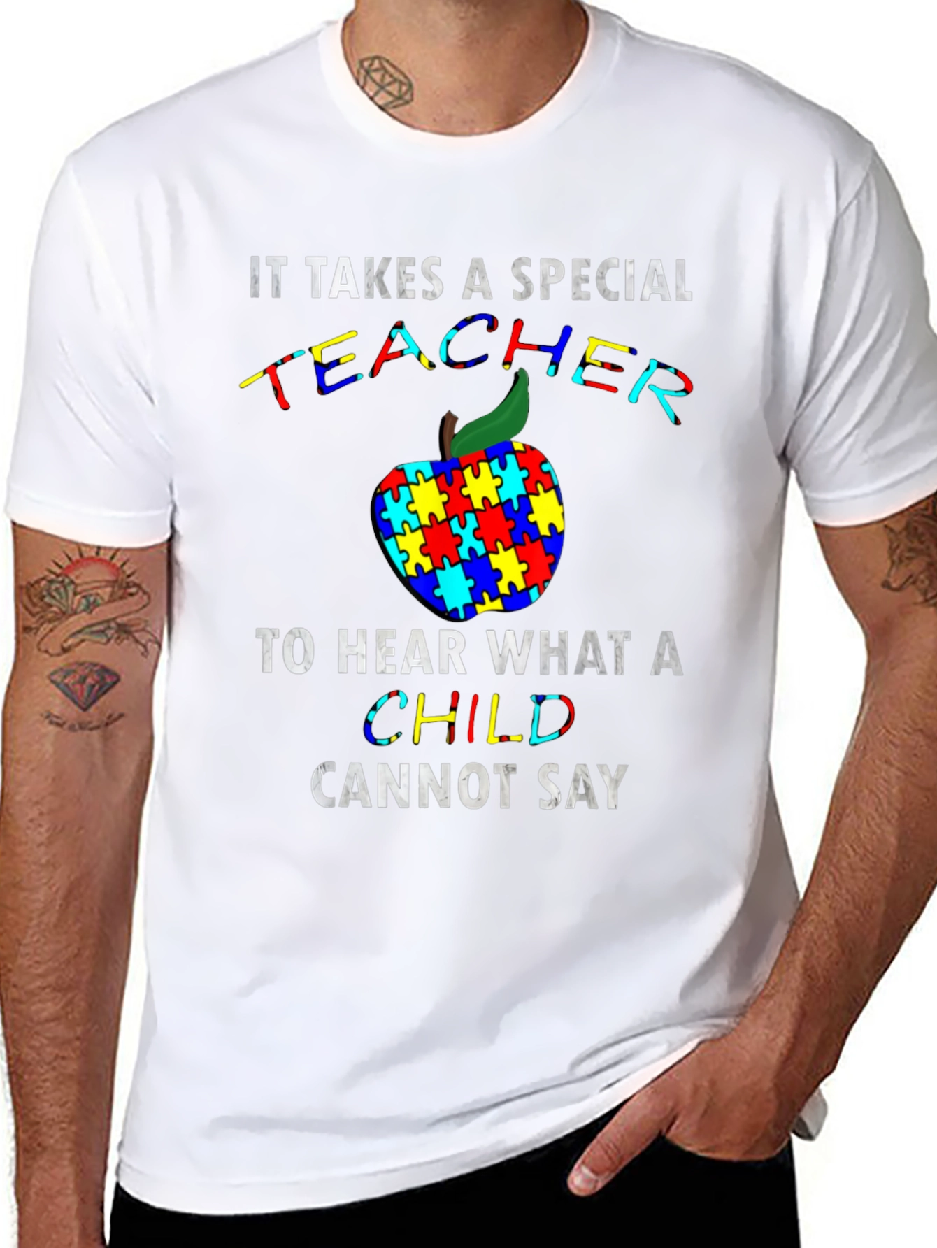 Autism Awareness Teacher T-Shirt