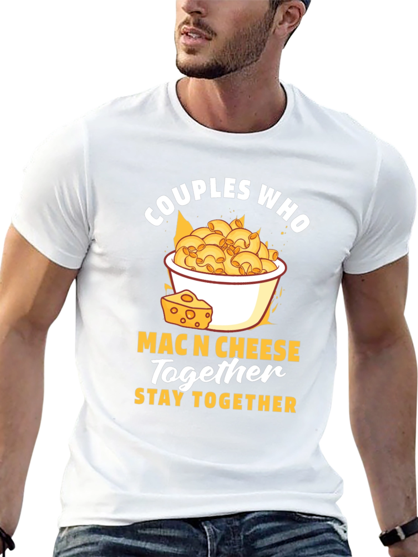 Couples Who Mac N Cheese Together Stay Together T-Shirt