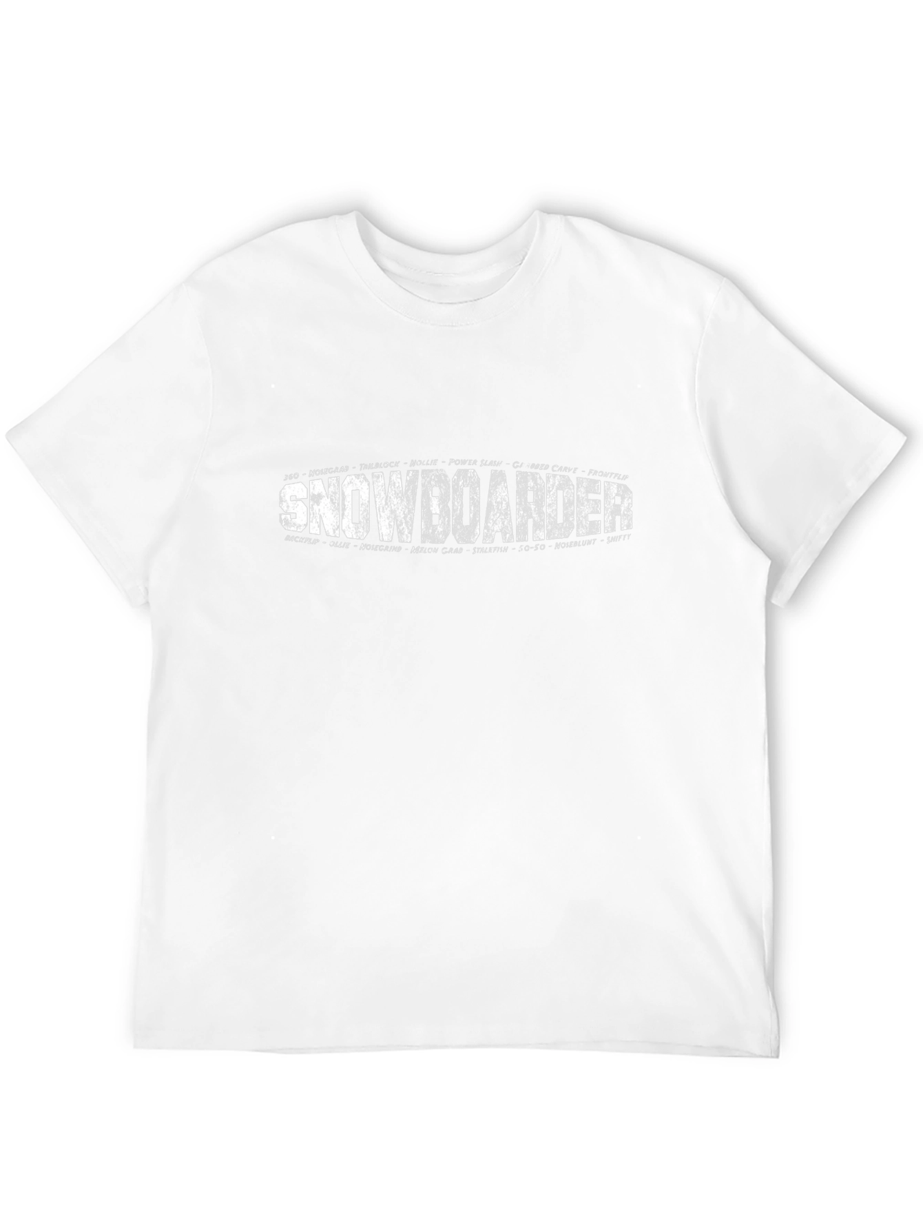 Snowboarder Graphic T-Shirt - Black Casual Wear
