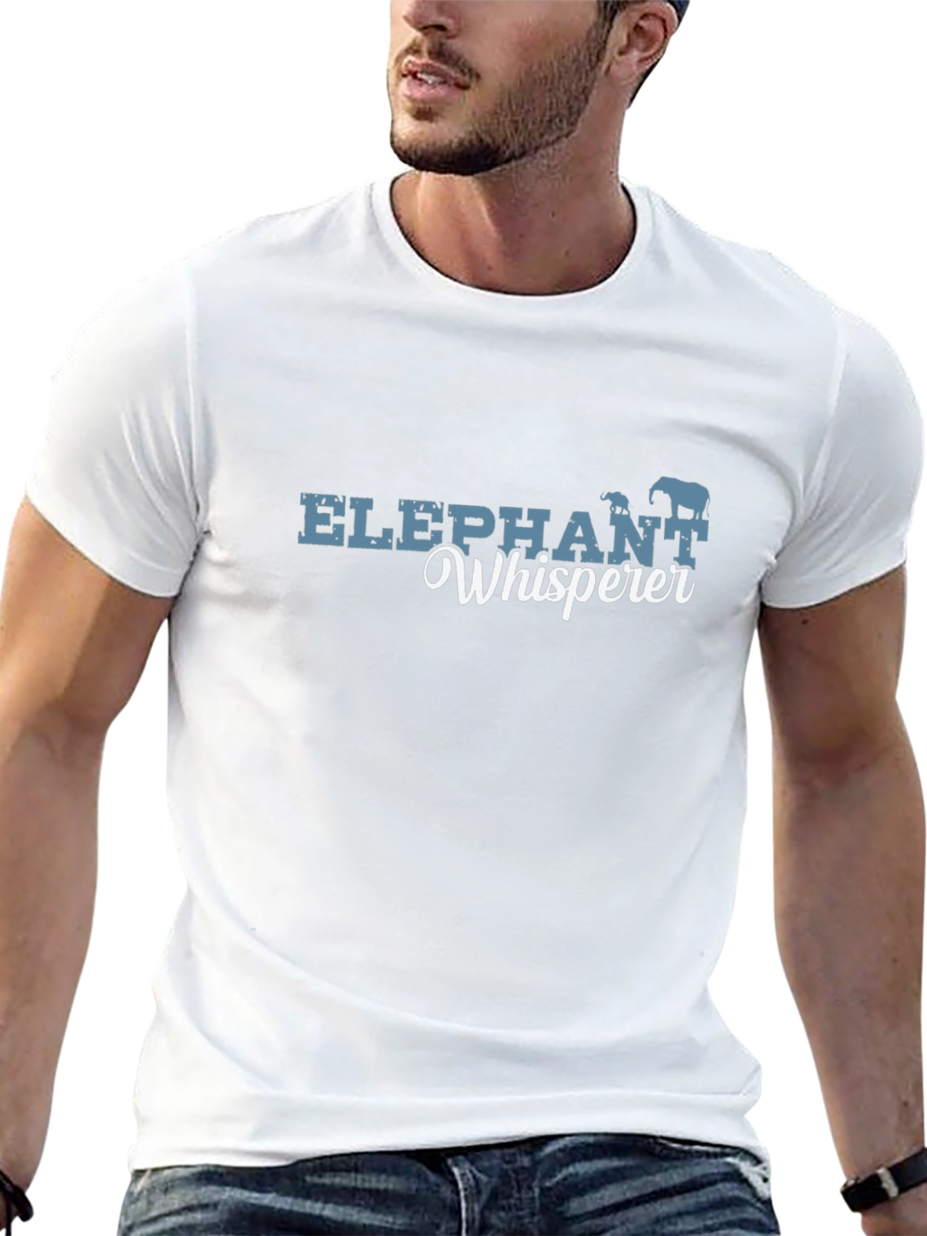 Elephant Whisperer Graphic Tee - Black