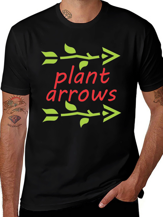 Plant Arrows Graphic Tee - Unisex Cotton T-Shirt