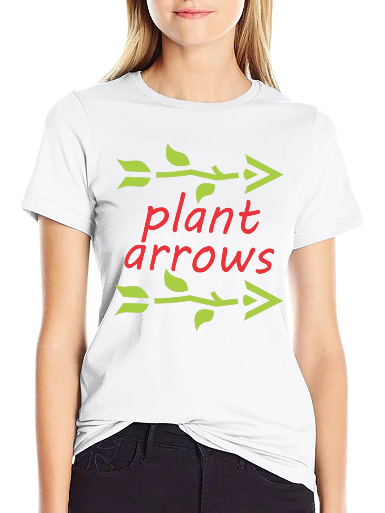 Plant Arrows Graphic Tee - Unisex Cotton T-Shirt