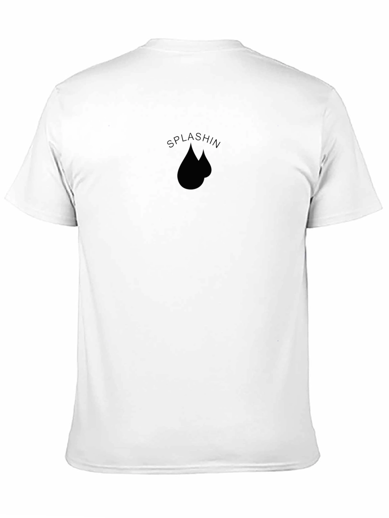 Splashin Black Graphic Tee