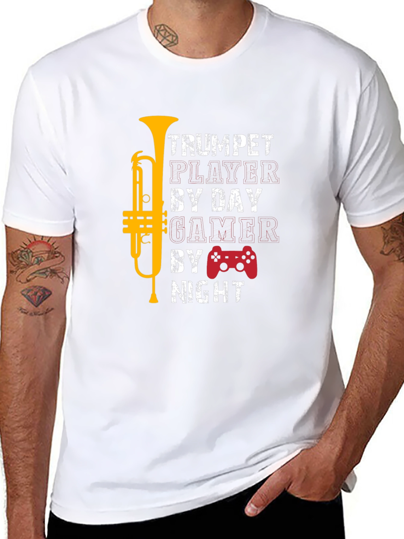 Trumpet Player Gamer T-Shirt