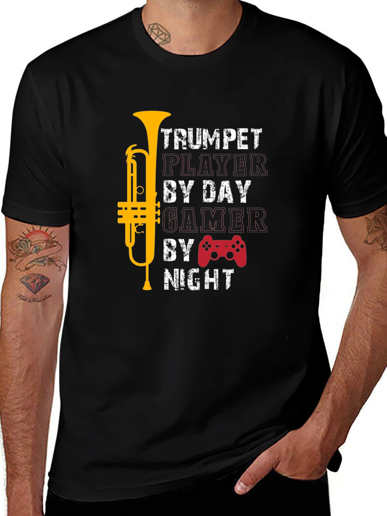 Trumpet Player Gamer T-Shirt