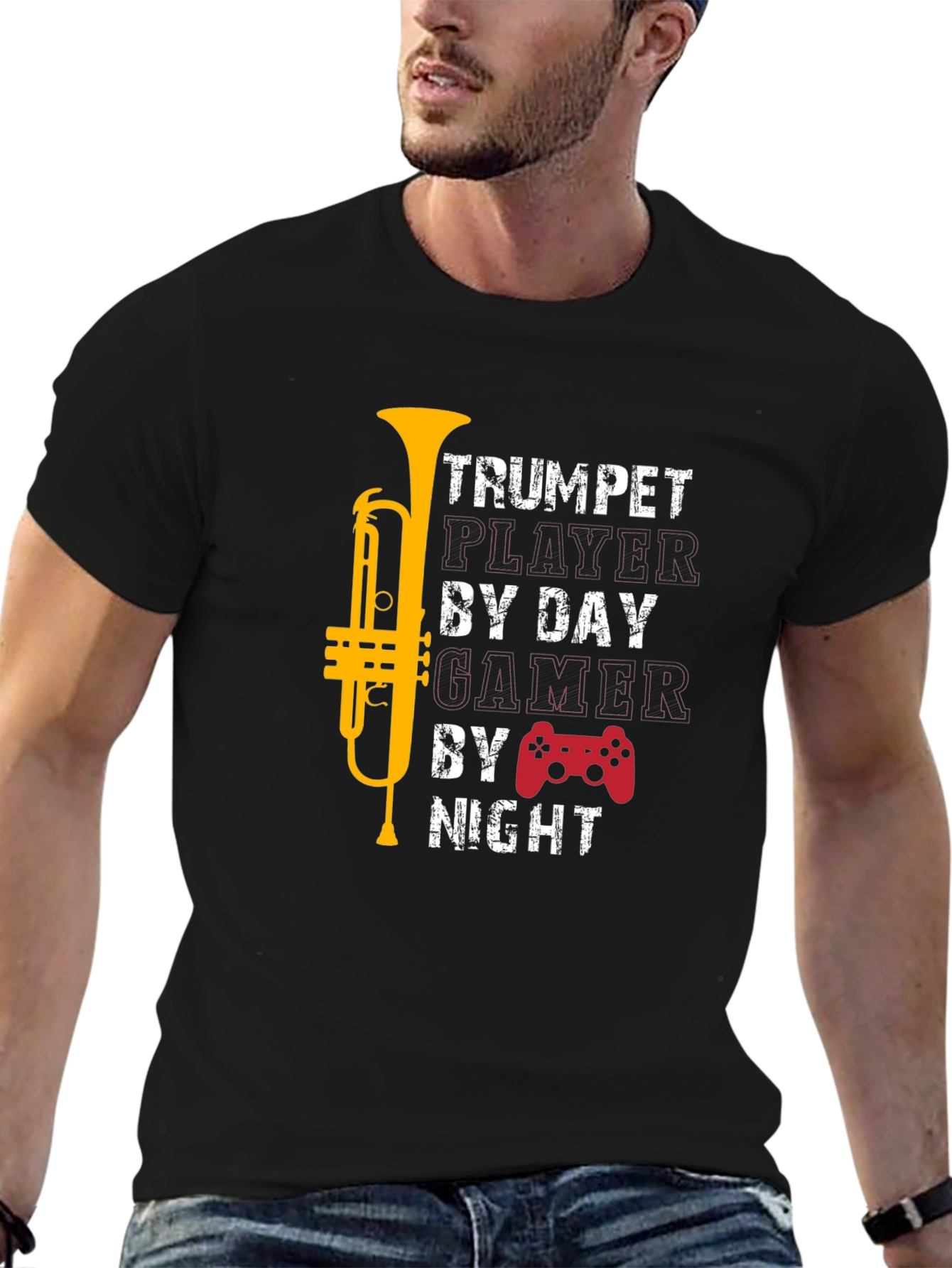 Trumpet Player Gamer T-Shirt