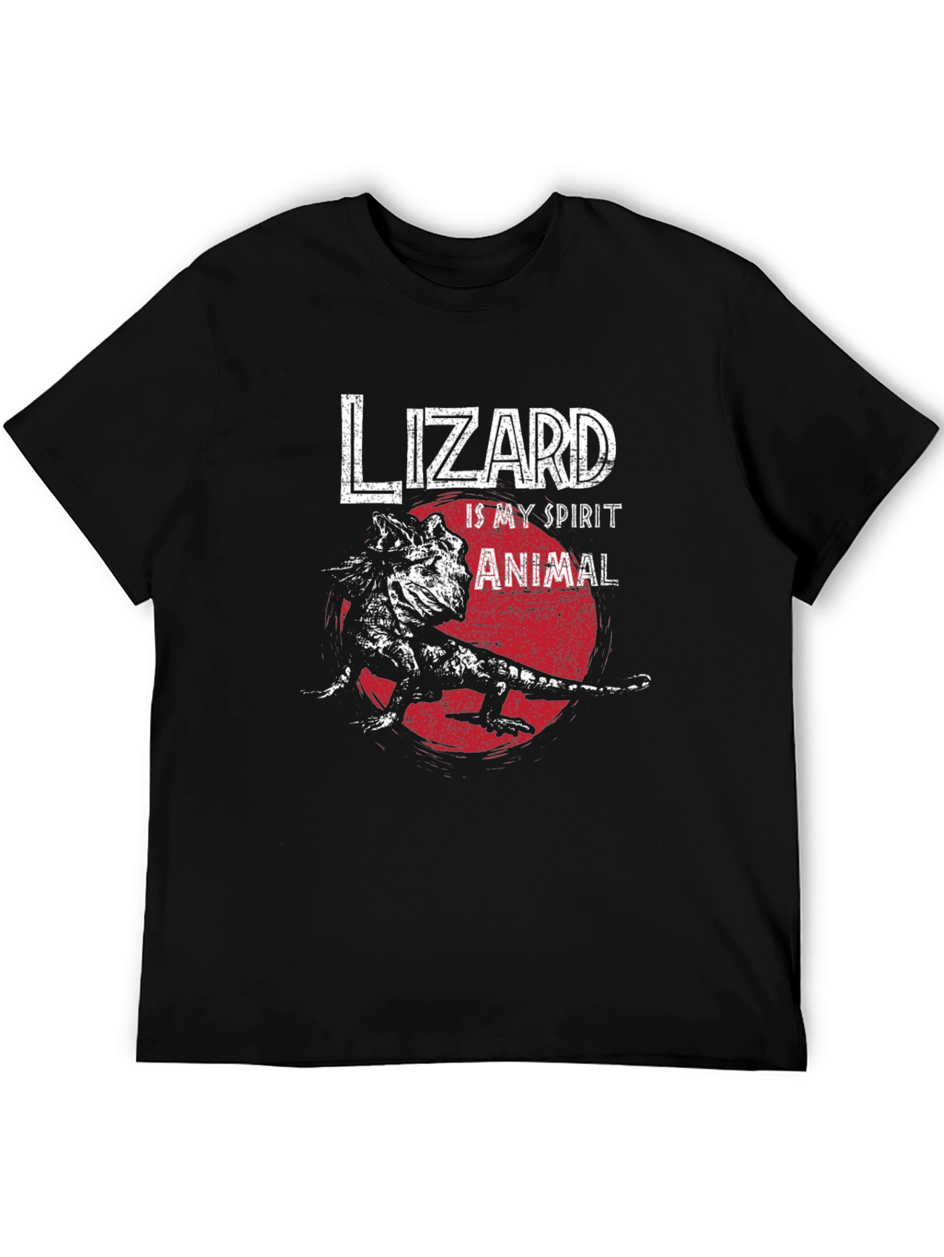 Lizard Spirit Animal Graphic T-Shirt
