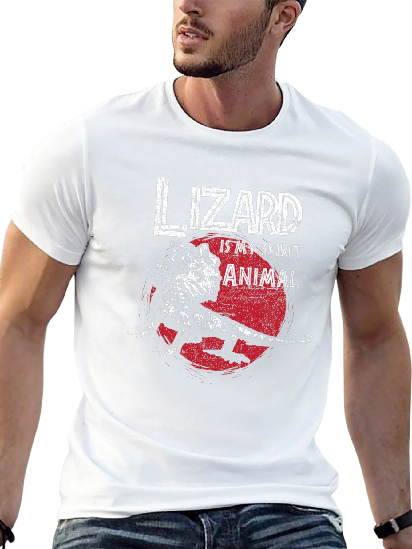 Lizard Spirit Animal Graphic T-Shirt