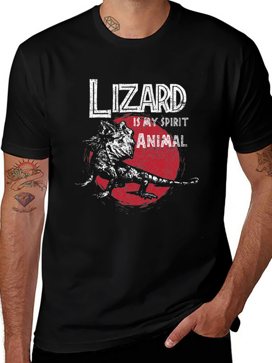 Lizard Spirit Animal Graphic T-Shirt