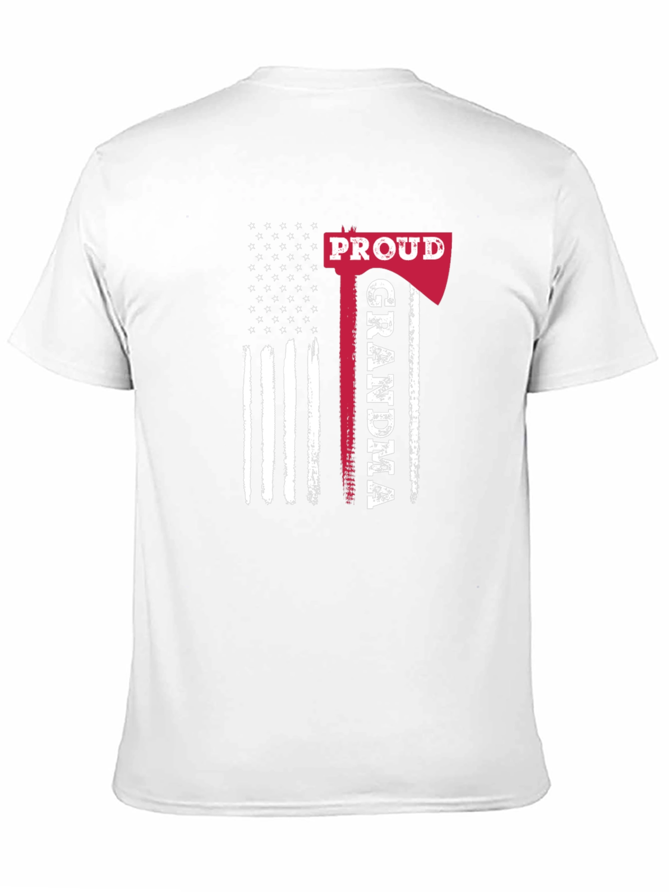 Proud Grandma American Flag Axe T-Shirt
