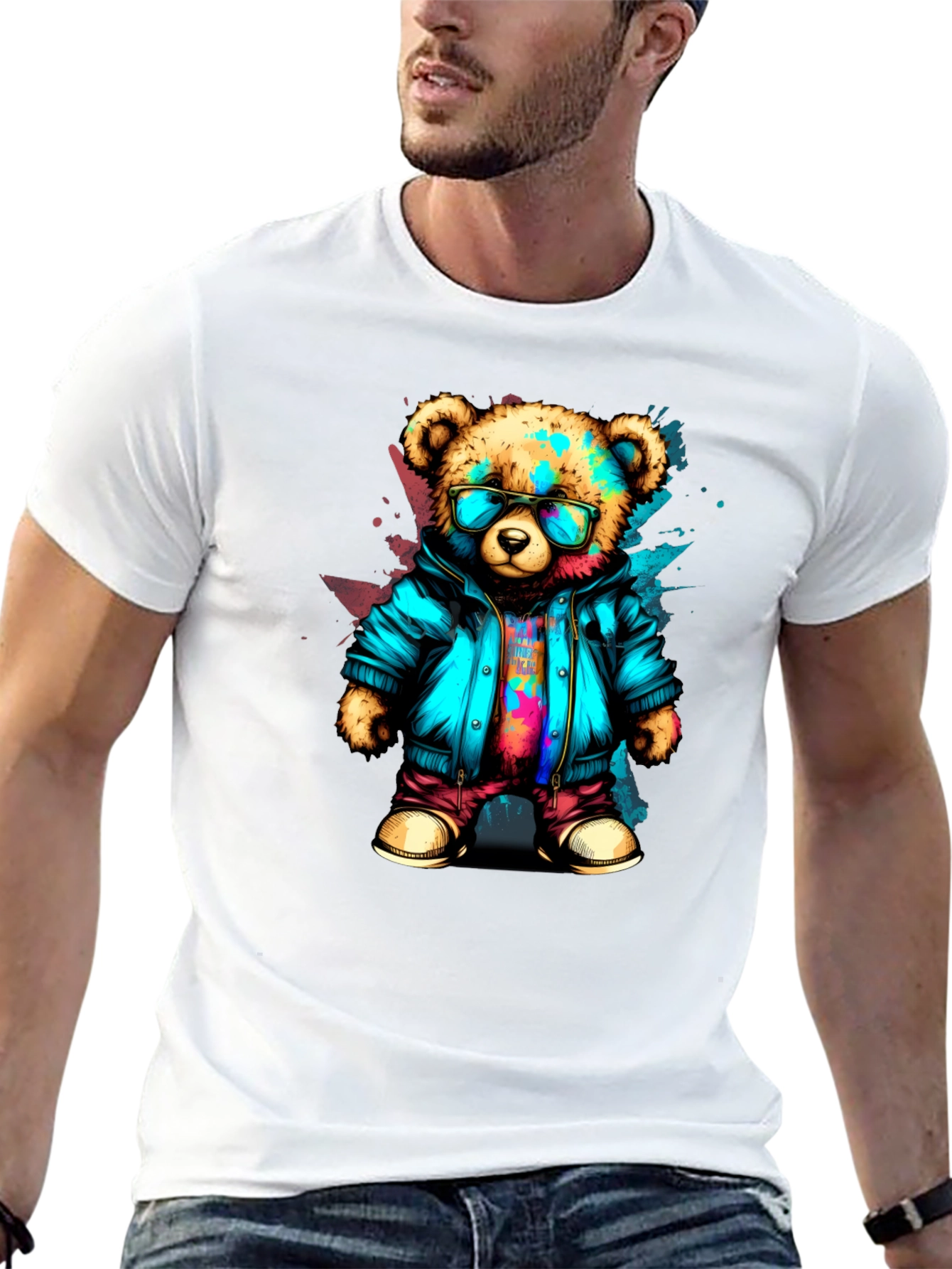 Cool Bear Graphic Tee - Urban Style