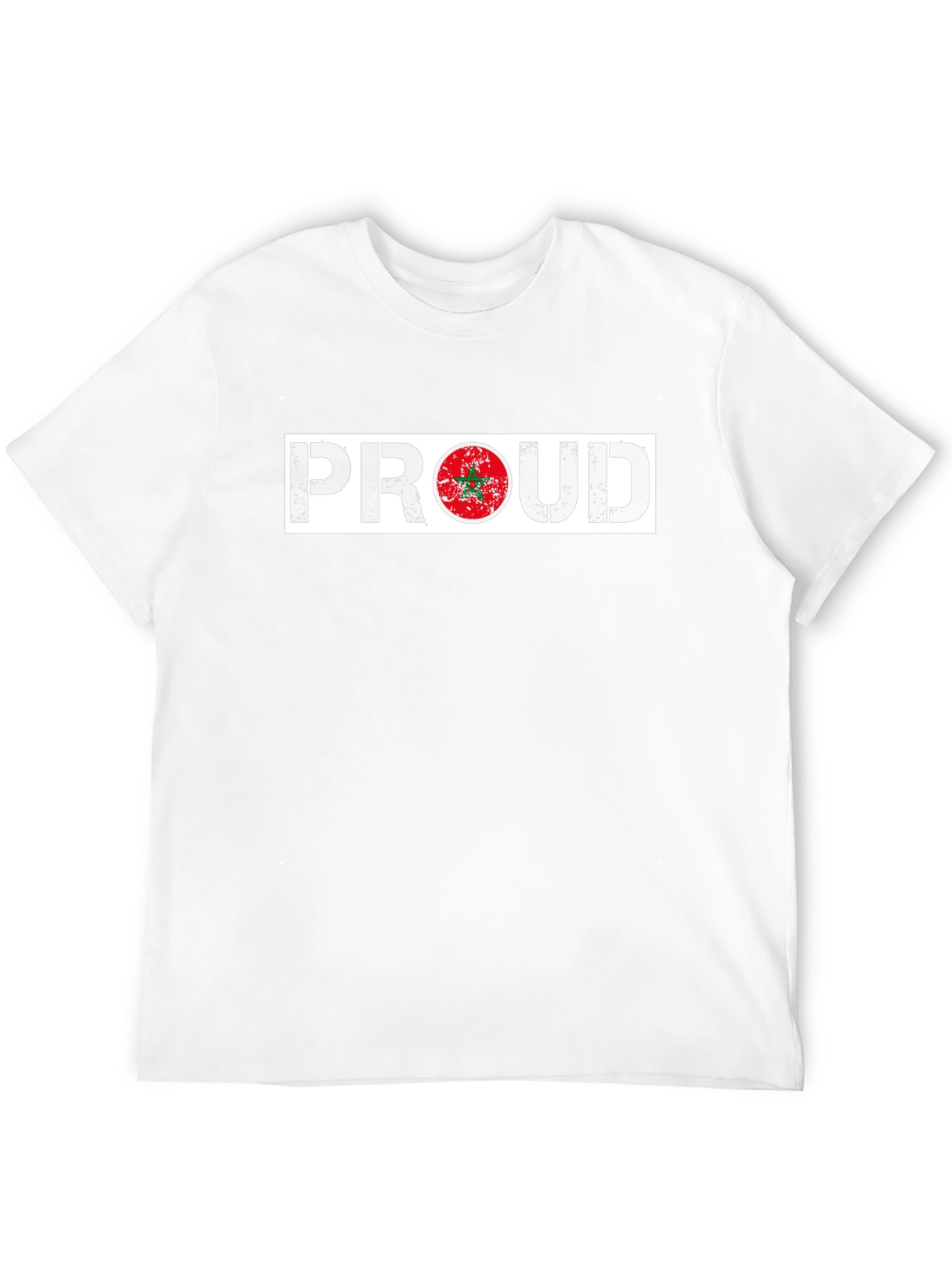 Proud Morocco Flag T-Shirt - Stylish Black Tee