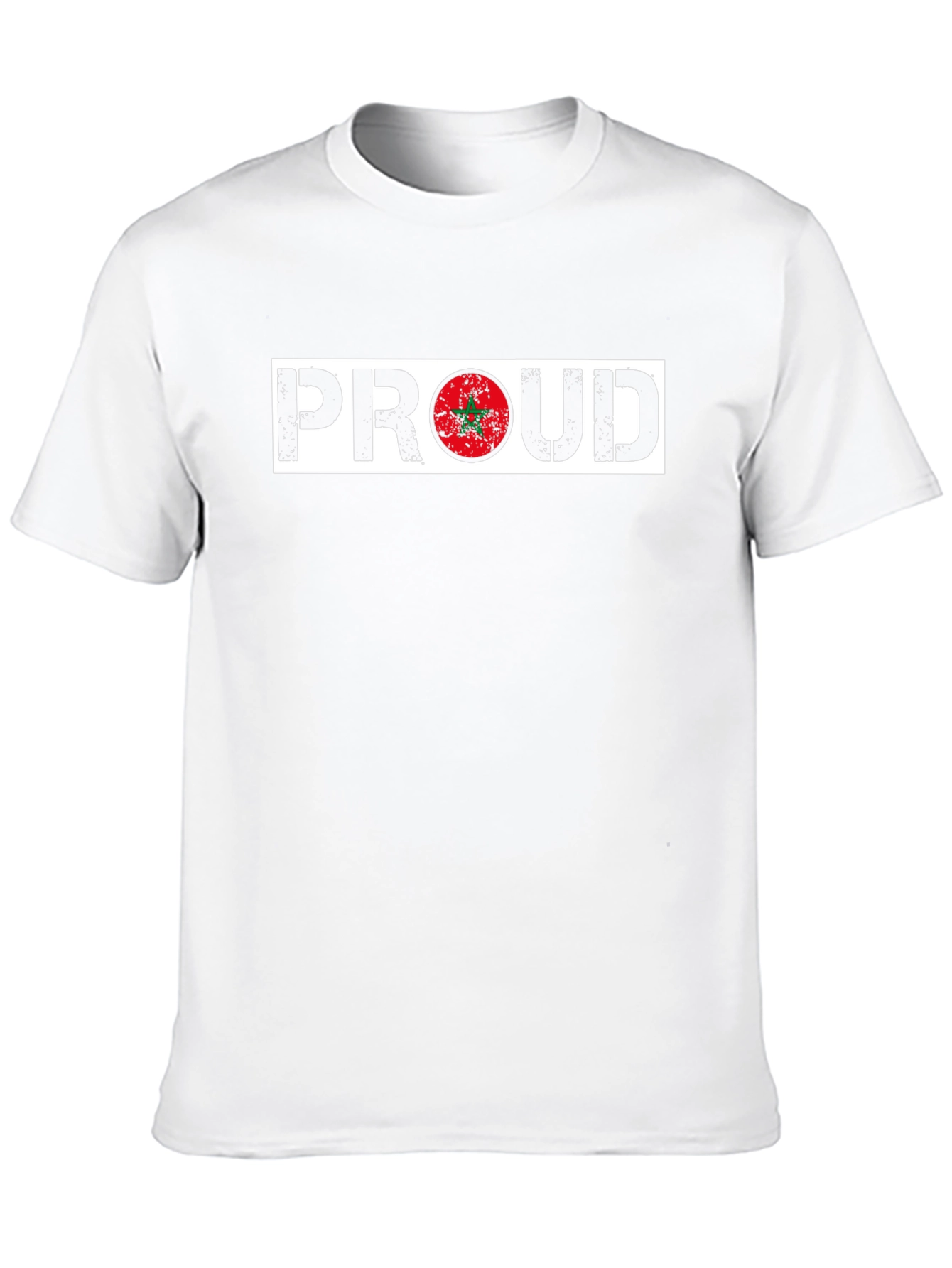 Proud Morocco Flag T-Shirt - Stylish Black Tee