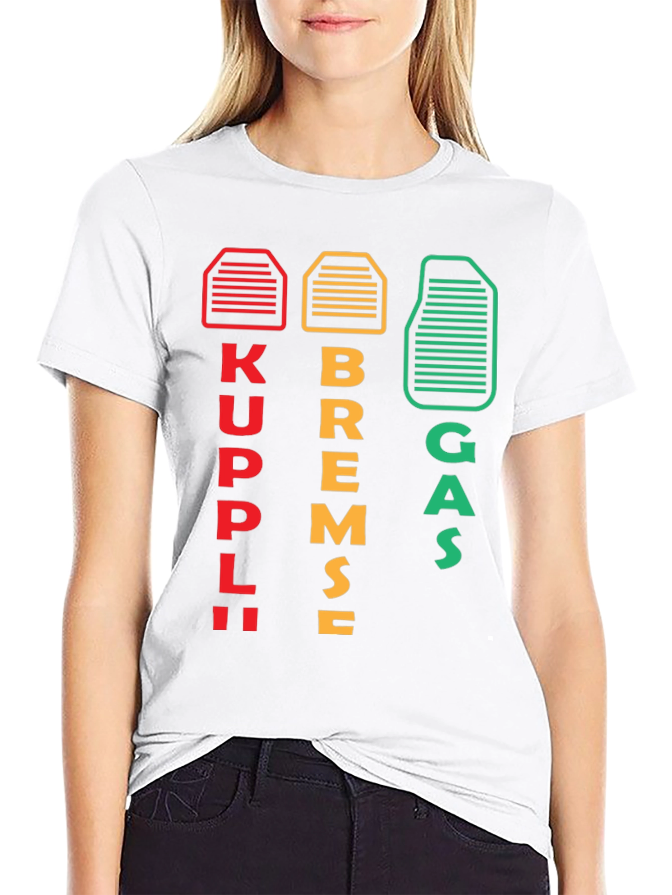 Kuppl Bremse Gas Car T-Shirt