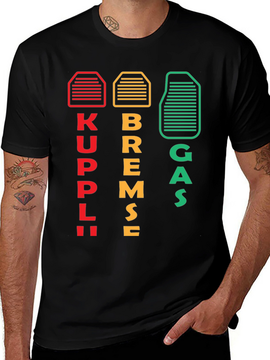Kuppl Bremse Gas Car T-Shirt
