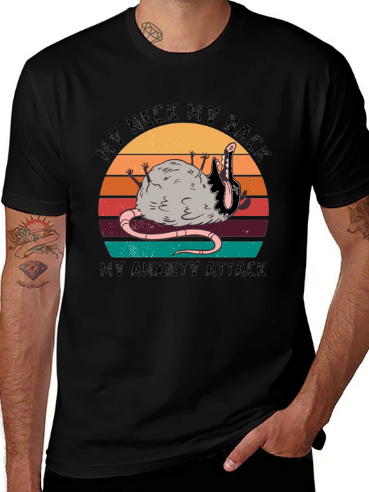 My Neck My Back Opossum Black T-Shirt
