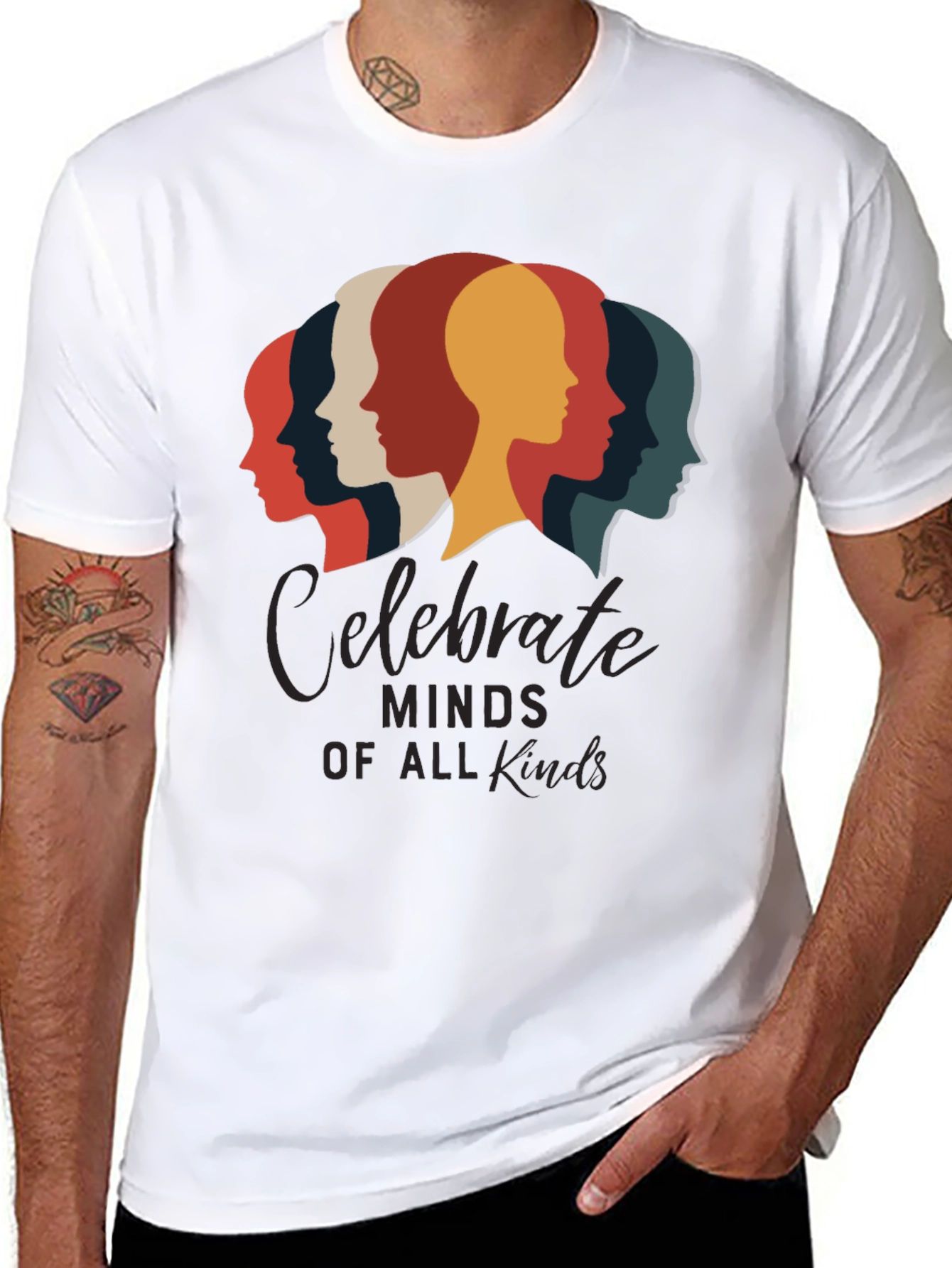 Celebrate Minds of All Kinds Graphic Tee
