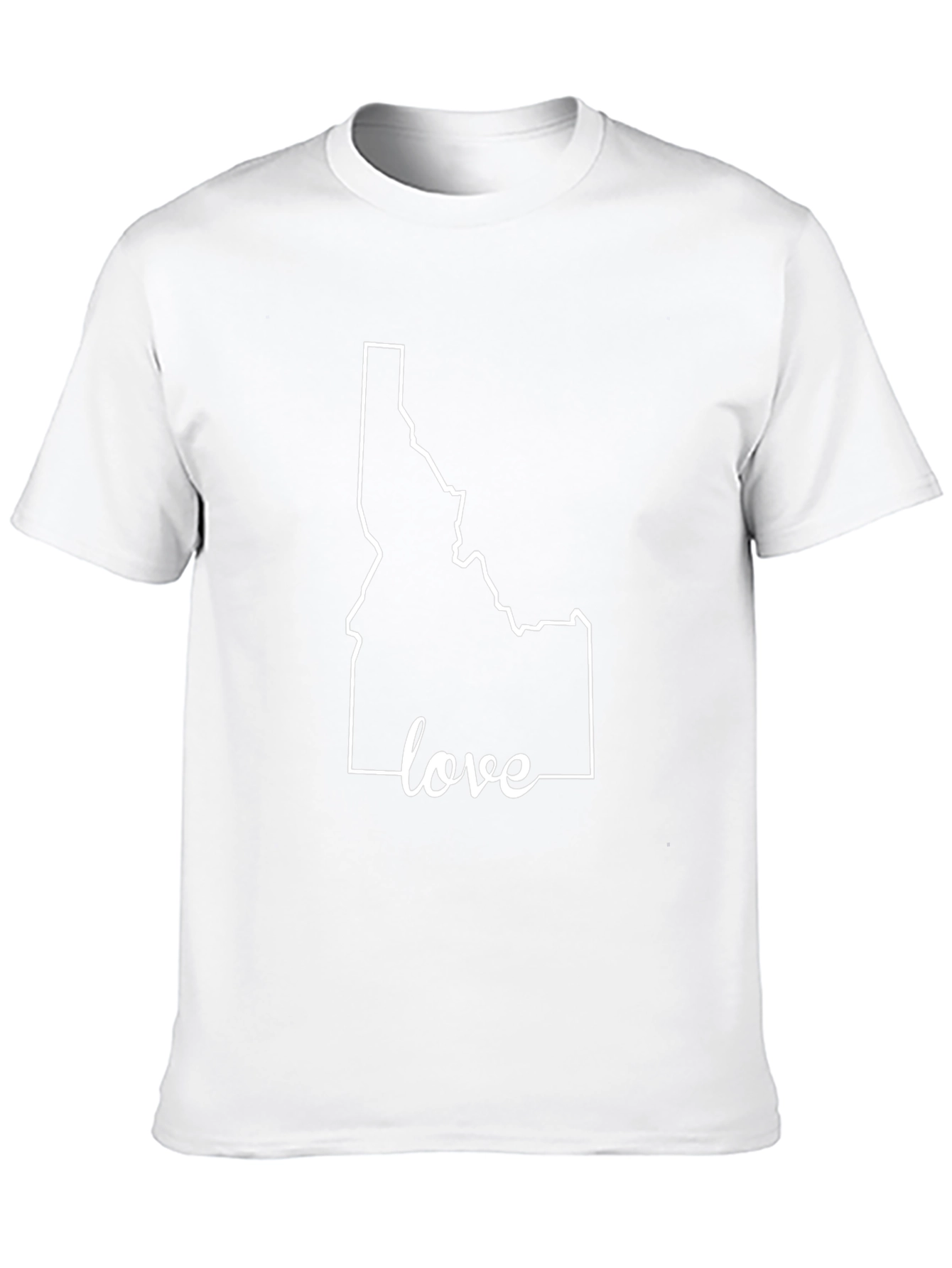 Idaho Love State Outline T-Shirt