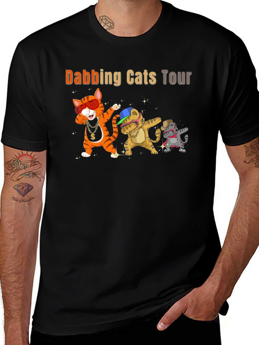 Dabbing Cats Tour Graphic Tee