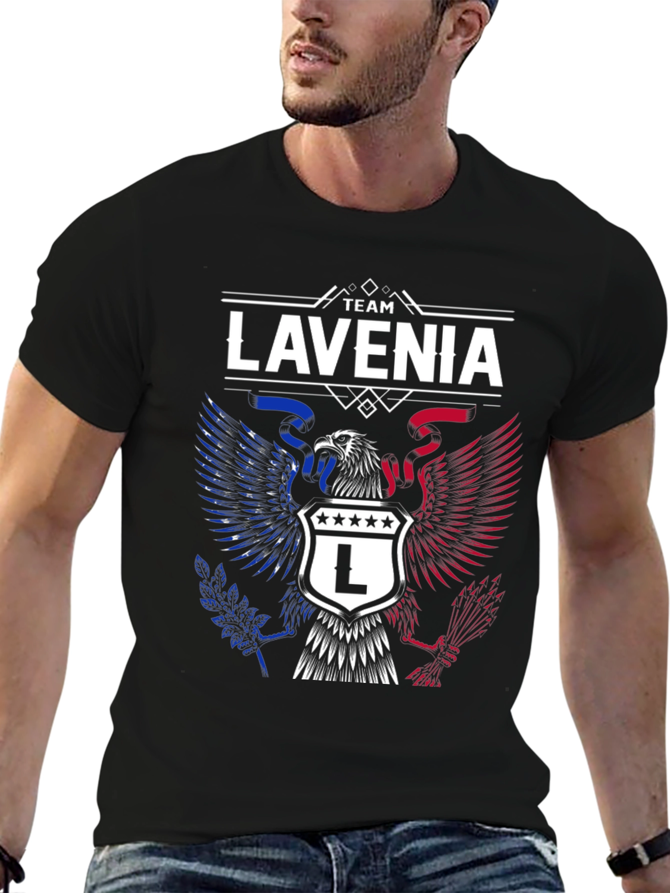 Team Lavenia Eagle Graphic T-Shirt