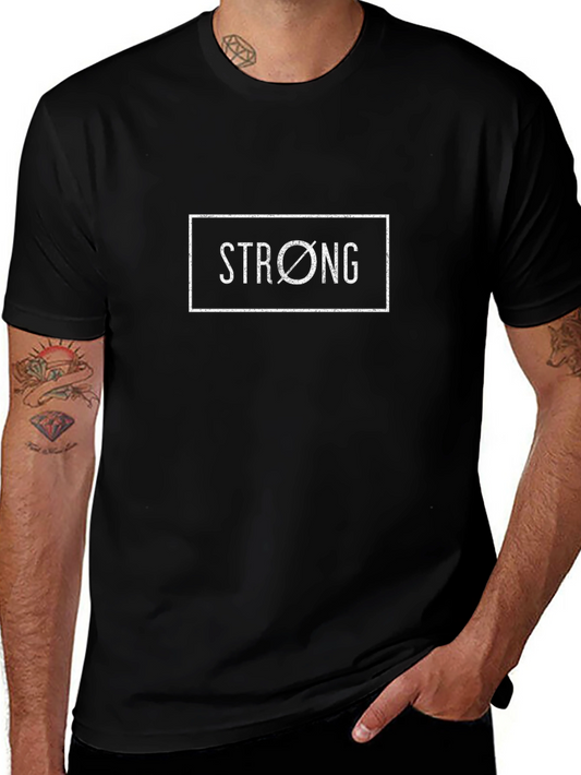 Strong Graphic Tee - Black