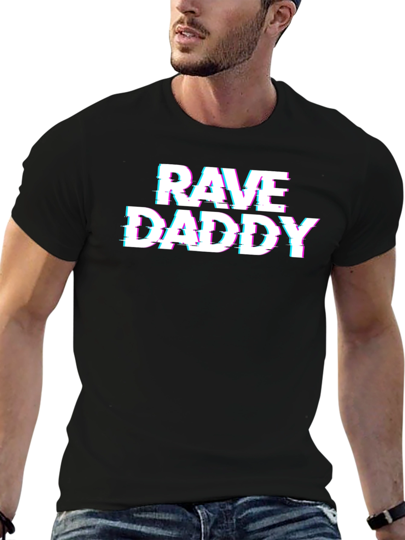 Rave Daddy Glitch T-Shirt - EDM Music Festival Apparel