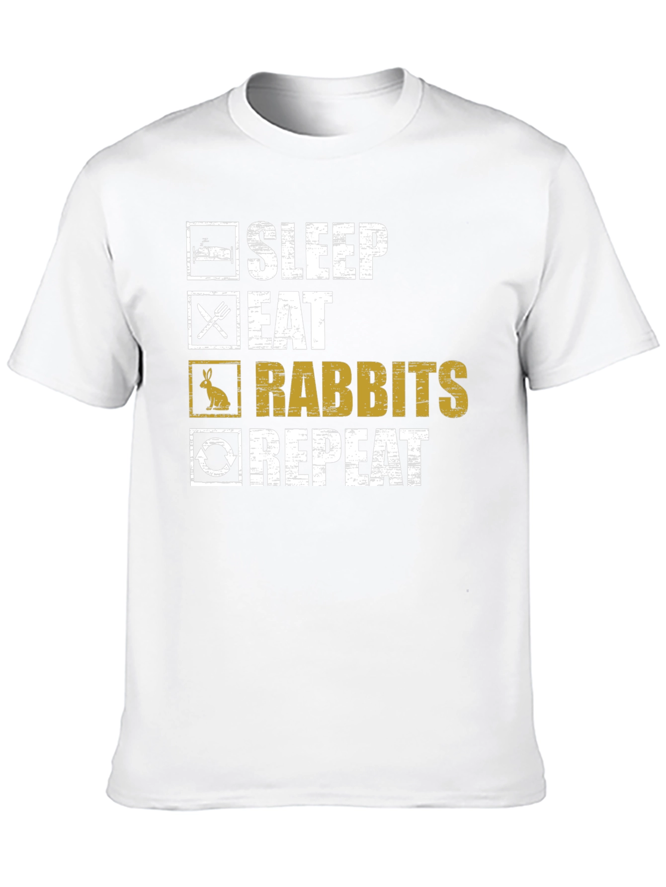Sleep Eat Rabbits Repeat T-Shirt