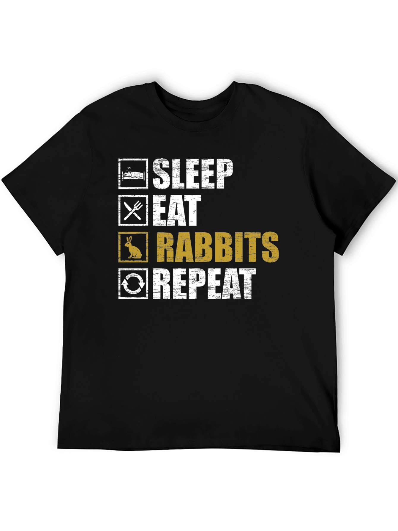 Sleep Eat Rabbits Repeat T-Shirt