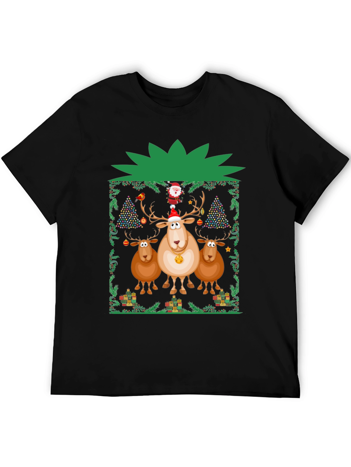 Festive Reindeer Christmas T-Shirt