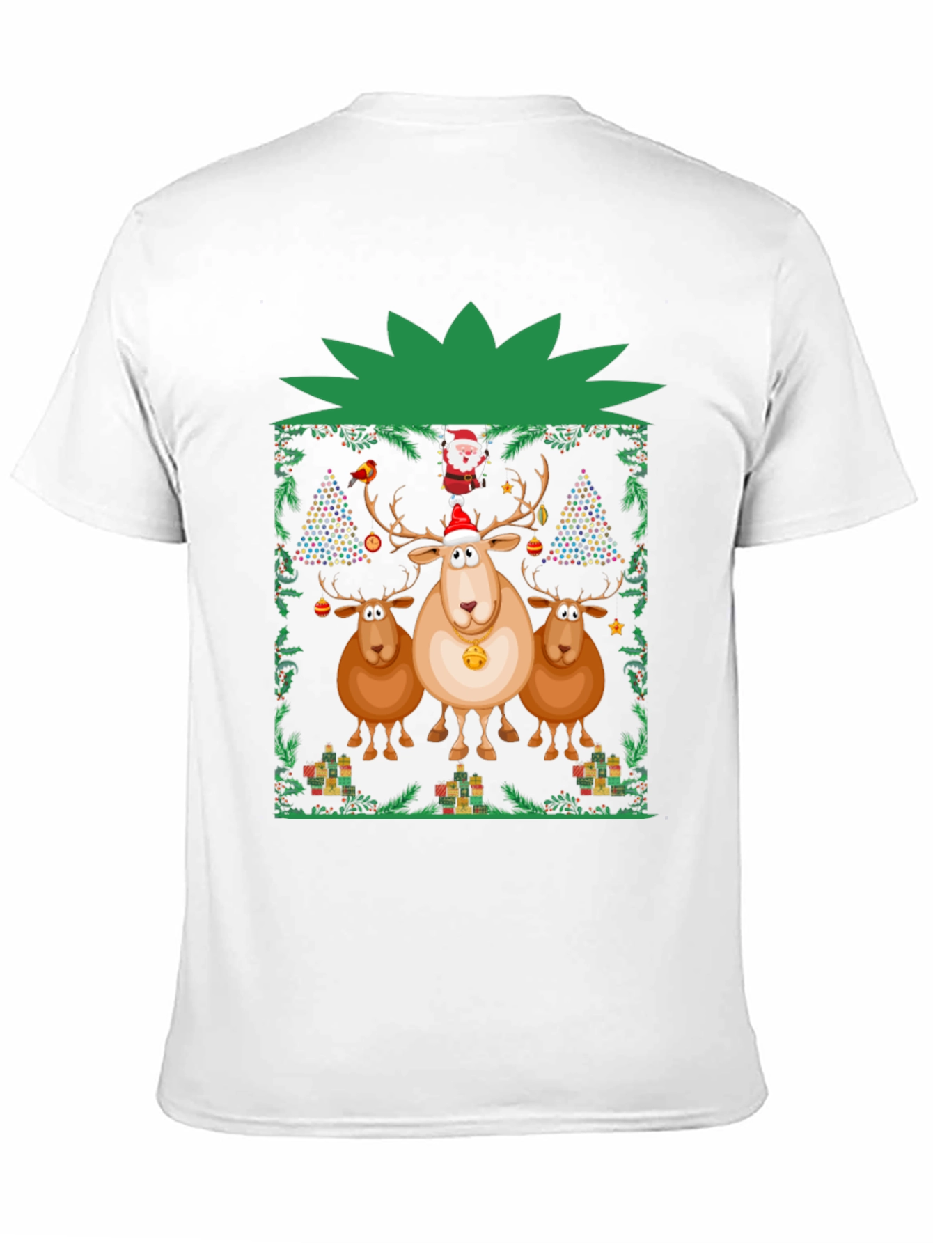 Festive Reindeer Christmas T-Shirt