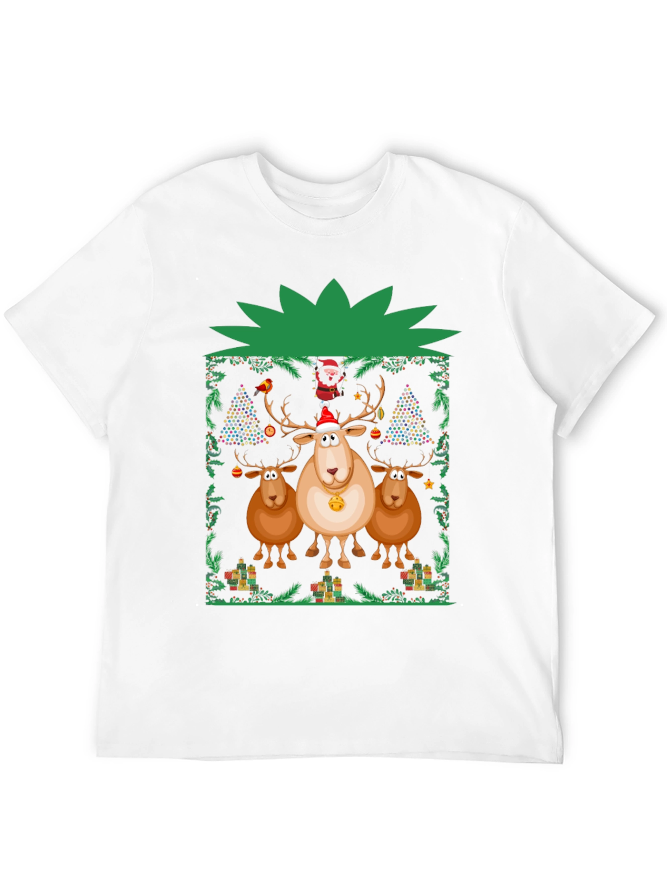 Festive Reindeer Christmas T-Shirt