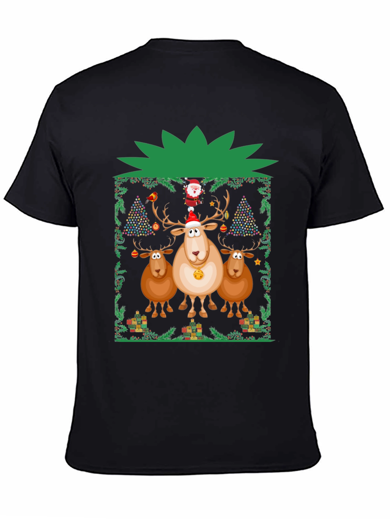 Festive Reindeer Christmas T-Shirt