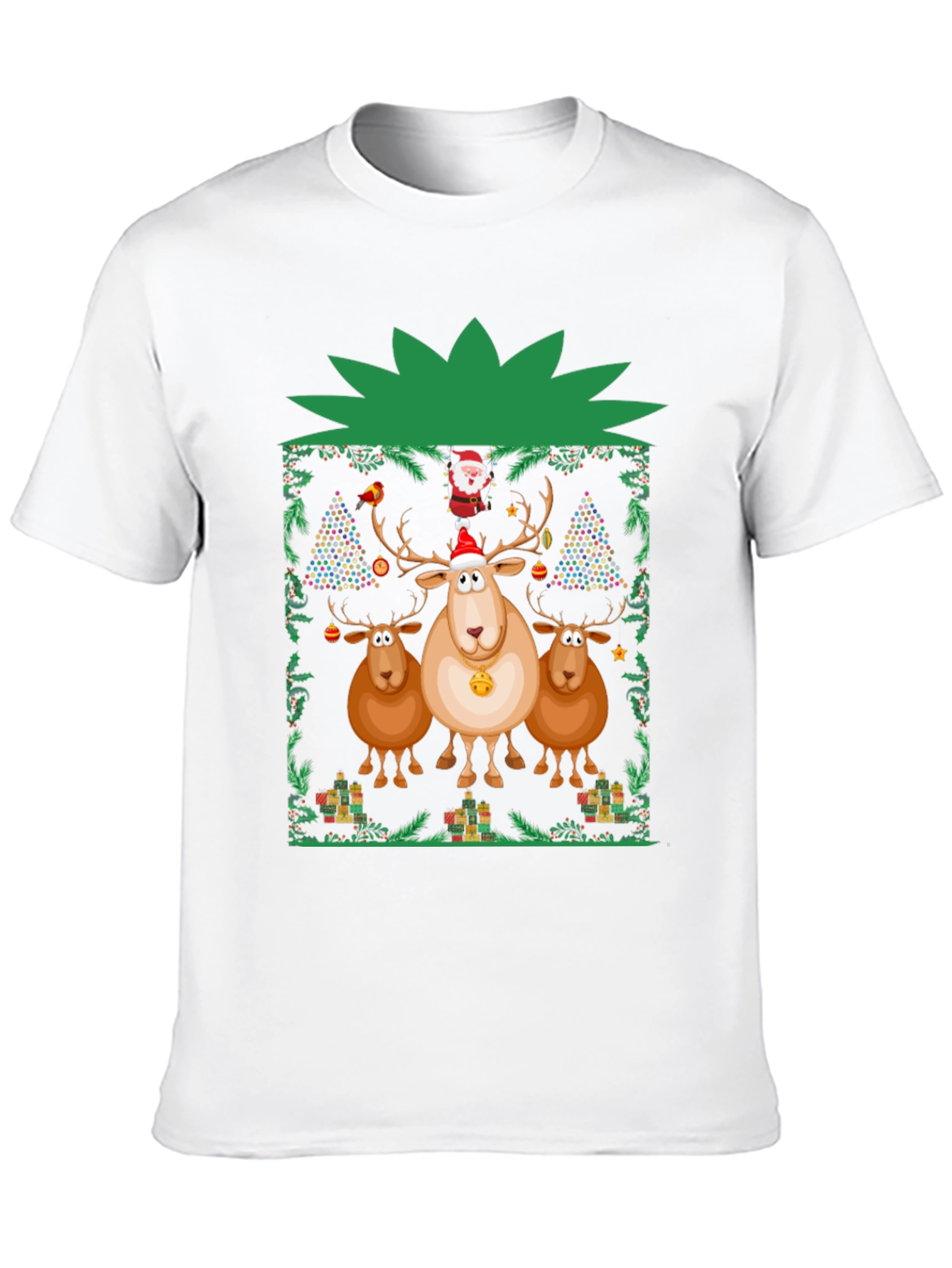 Festive Reindeer Christmas T-Shirt