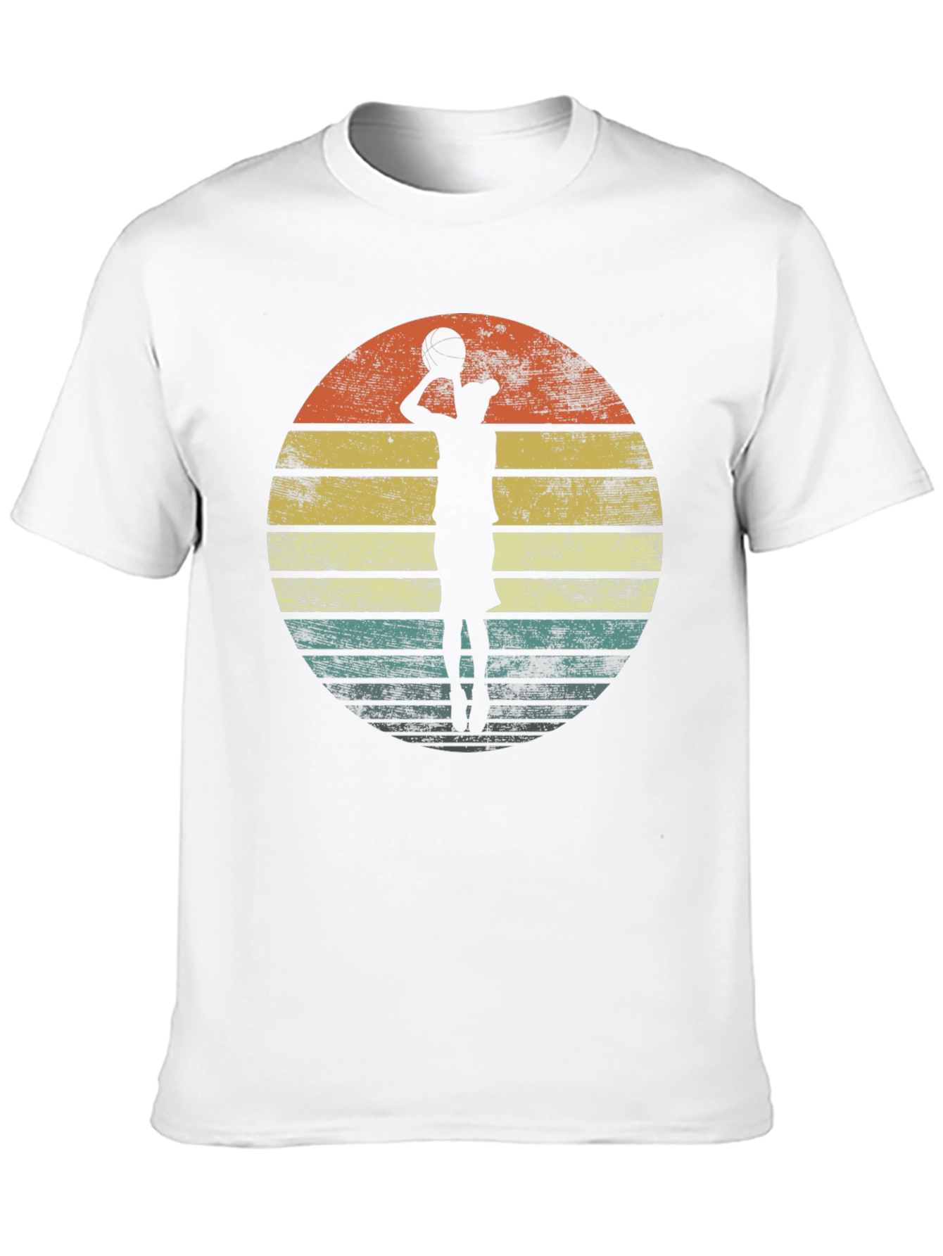 Retro Basketball Player Graphic T-Shirt