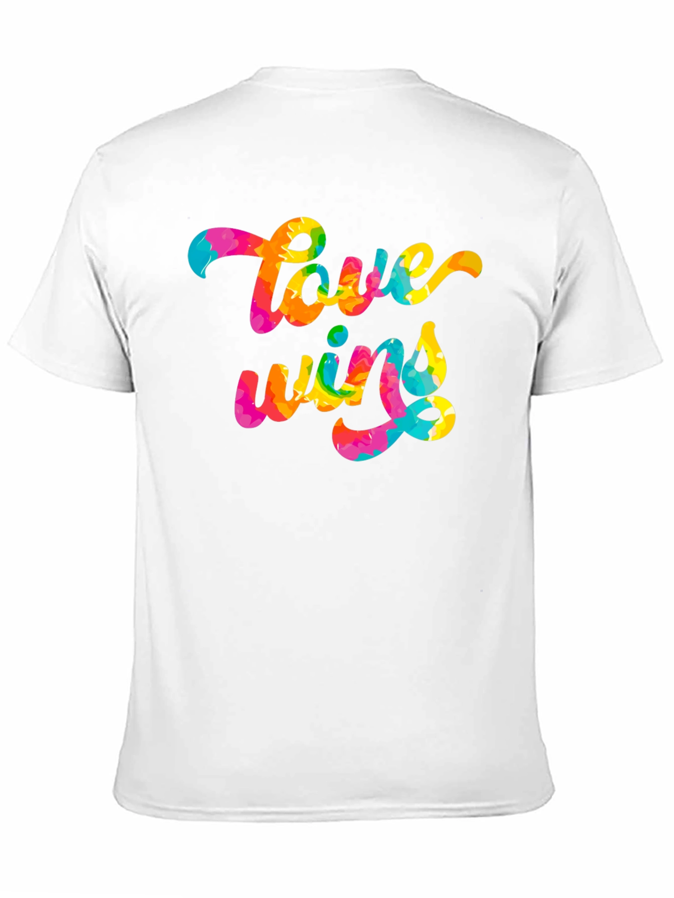 Love Wins Tie Dye Graphic Tee - Black