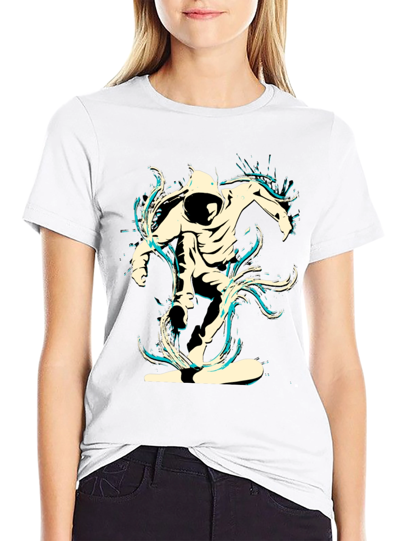 Urban Rider Graphic Tee - Black