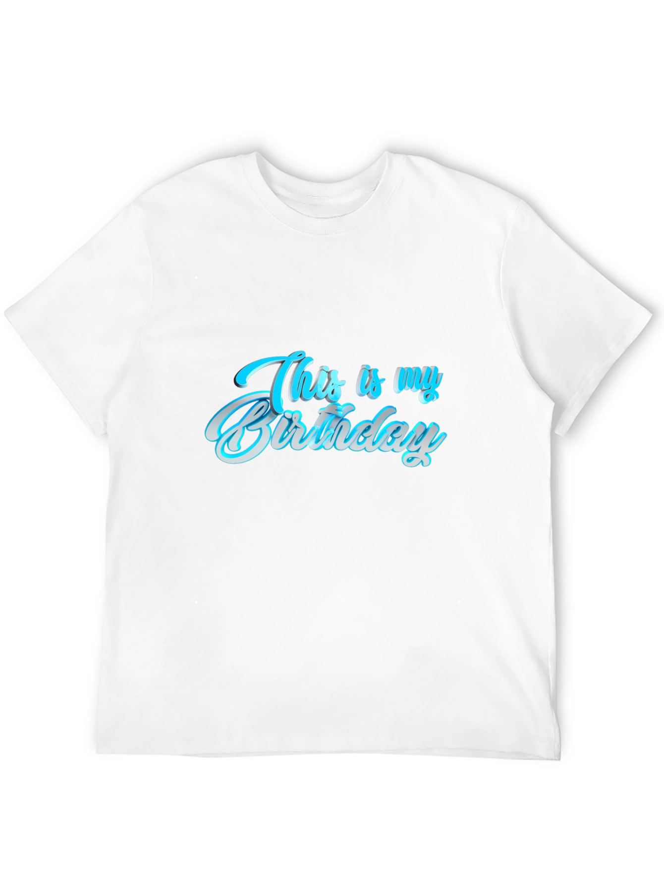 This is My Birthday Graphic Tee - Black